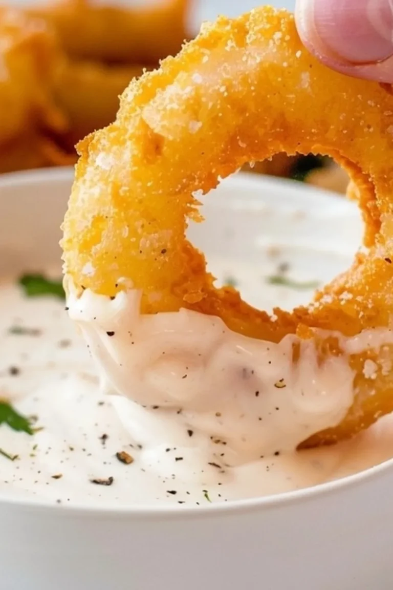 Air Fryer Frozen Onion Rings Photo