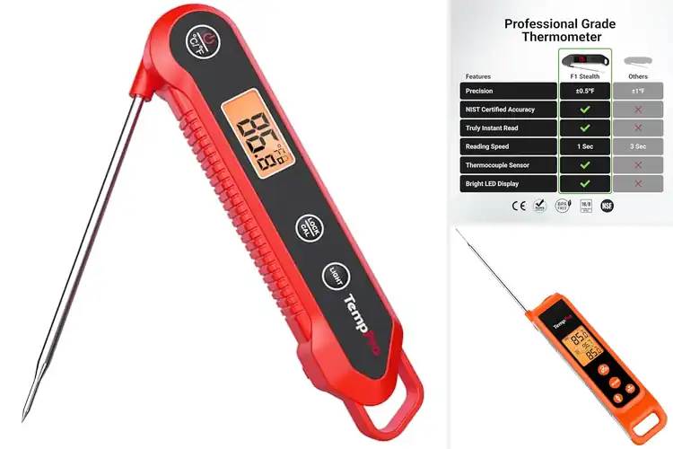 Detailed view of Best 1-2 Seconds Response Time Meat Thermometer