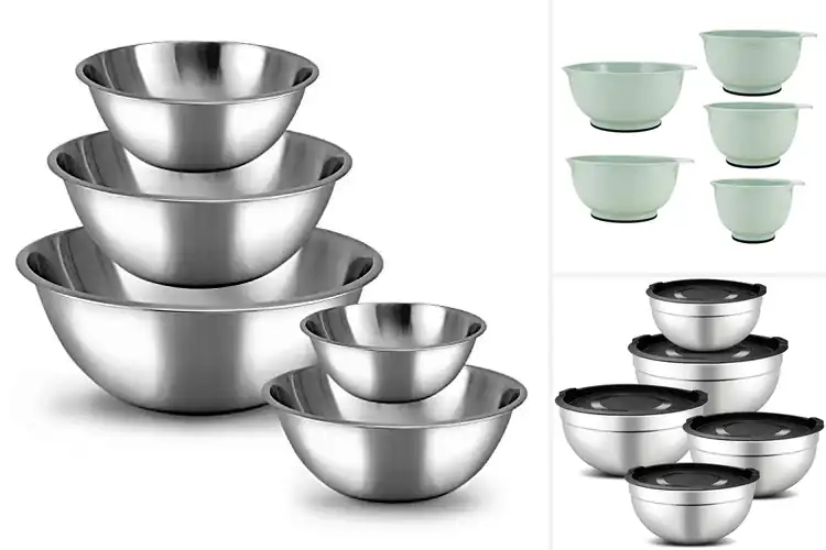 Detailed view of Best 5-Piece Mixing Bowl Set: Elevate Your Kitchen Today