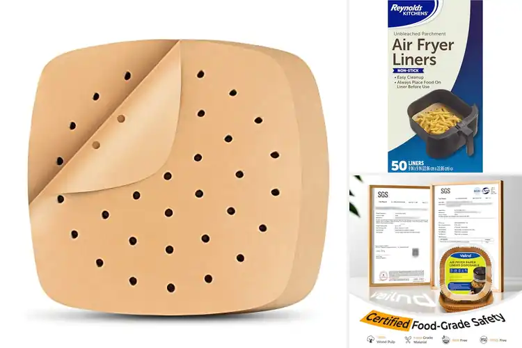 Detailed view of Best Air Fryer Parchment Sheets for Easy Cooking & Cleanup