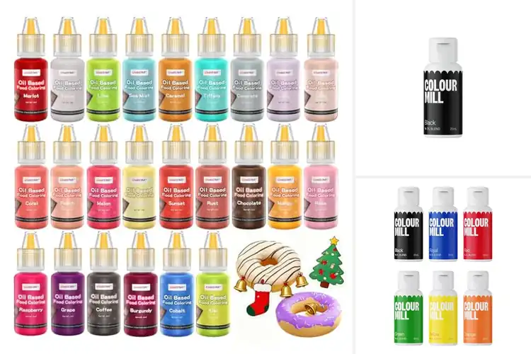 Detailed view of 10 Best Allergen Free Oil-Based Food Colorings for Bakers