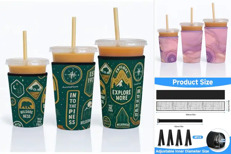 Detailed view of 10 Best Anti-Condensation Sleeves: Cool Drinks, Dry Hands