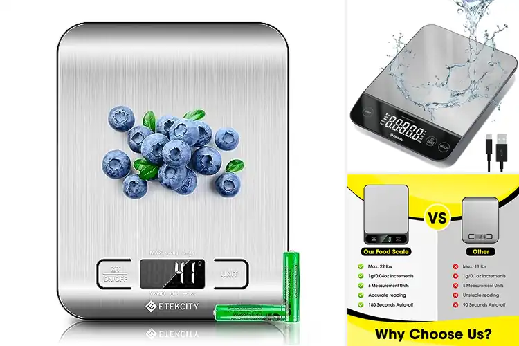 Detailed view of 10 Best Baking and Cooking Scales: Bake Like a Pro