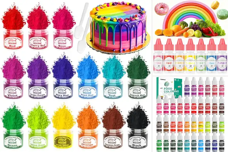 Detailed view of Best Baking Dyes: Vibrant Colors for Stunning Bakes
