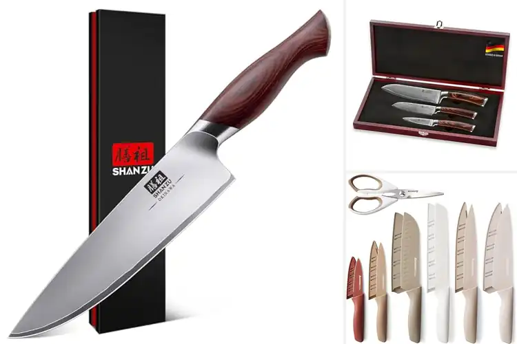 Detailed view of 10 Best Balanced Kitchen Knives for Effortless Cooking