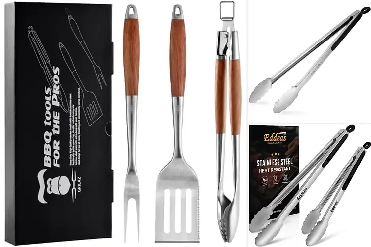 Detailed view of 10 Best BBQ Tongs to Upgrade Your Grilling Game