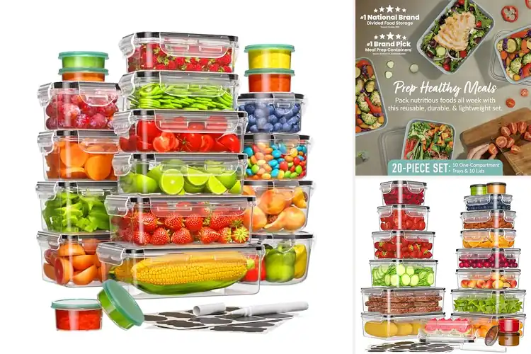 Detailed view of 10 Best BPA-Free Food Storage Containers: Keep Food Fresh & Safe