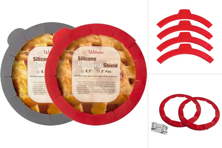 Detailed view of Best BPA Free Pie Shield For Food Safe Baking