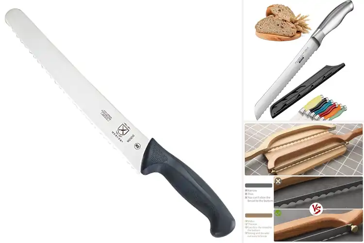 Detailed view of 10 Best Bread Knives For Slicing Crusty Breads