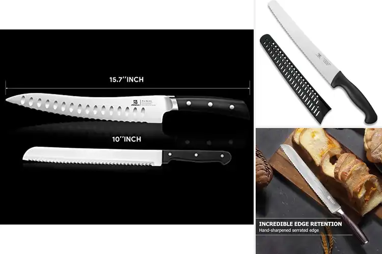 Detailed view of 10 Best Bread Knives for Effortless Perfect Slices