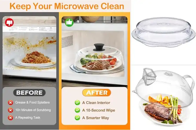 Detailed view of Best Built-In Vent Microwave Safe Lids
