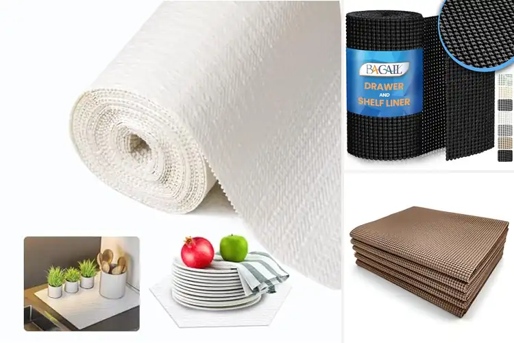 Detailed view of 10 Best Cabinet Liners for Organized, Calm Spaces