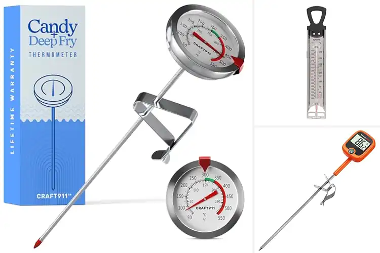 Detailed view of 10 Best Candy And Deep-Fry Thermometers For Cooking: Top Picks