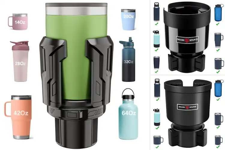 Detailed view of 10 Best Car Cup Holder Tumblers : Stay Hydrated
