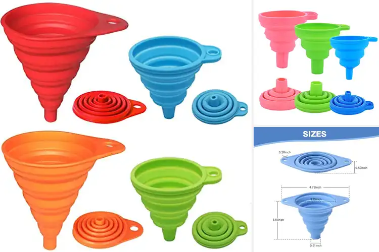 Detailed view of 10 Best Collapsible Funnels for Easy, Mess-Free Cooking