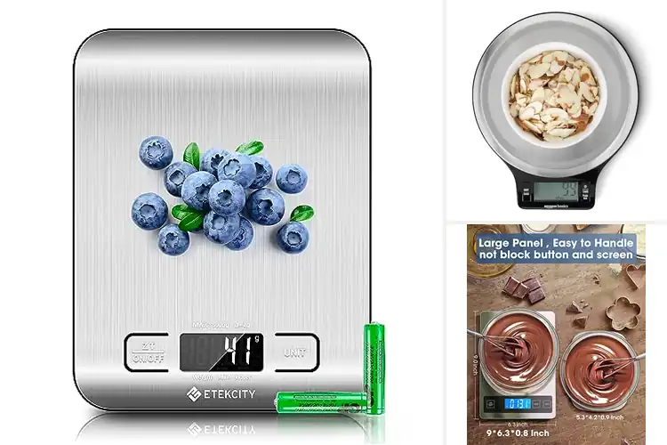 Detailed view of 10 Best Digital Kitchen Scale for Accurate Weighing