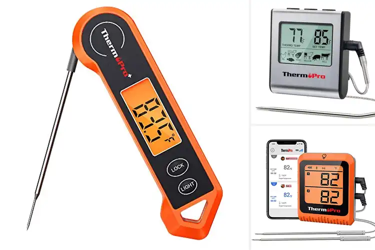 Detailed view of 10 Best Digital Thermometer For Grilling: Grill Like a Pro