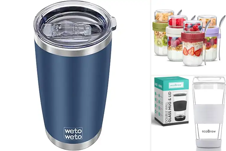 Detailed view of Best Dishwasher Safe Lids And Hand Wash Cups