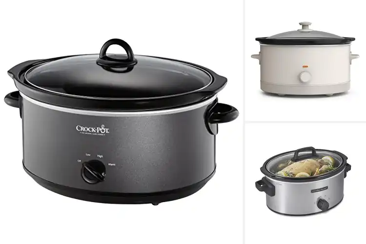 Detailed view of Best Dishwasher Safe Stoneware And Lid Slow Cooker