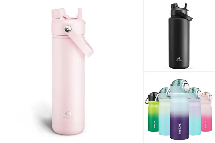 Detailed view of 10 Best Double Wall Water Bottles: Stay Cold All Day