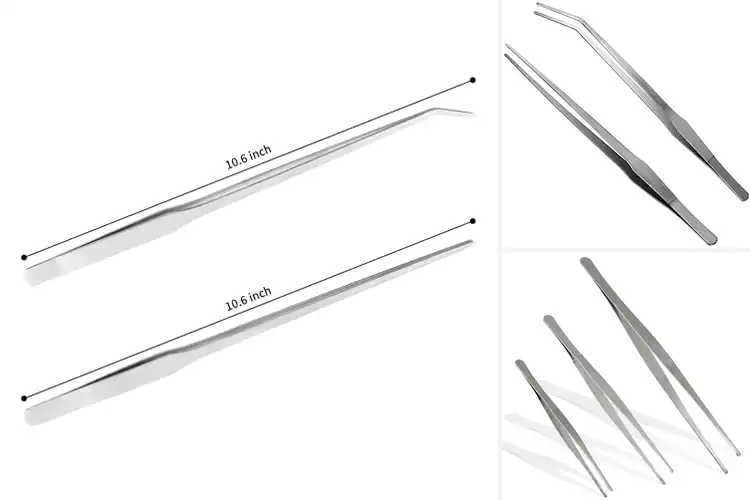 Detailed view of 10 Best Extra-Long Tweezers for Perfect Precision