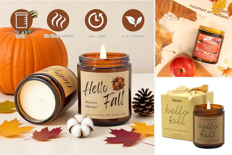 Detailed view of 10 Best Fall Gift Candles: Cozy Scents for Perfect Evenings
