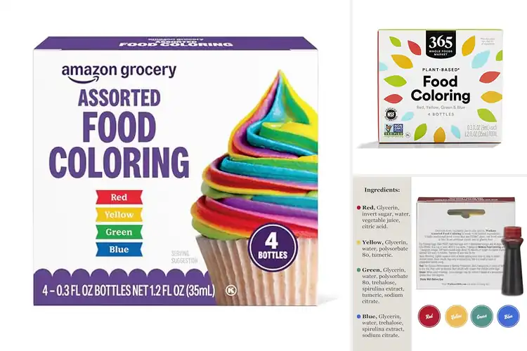 Detailed view of 10 Best Food Colorings for Vibrant Baking Projects