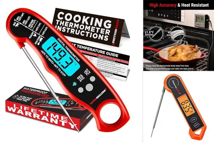 Detailed view of 10 Best Food Temperature Probes: Kitchen Ready