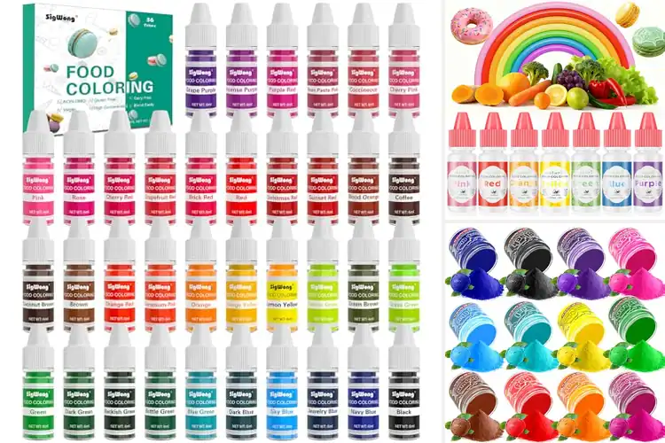 Detailed view of Best Frosting Dyes for Vibrant, Safe & Easy Dessert Art