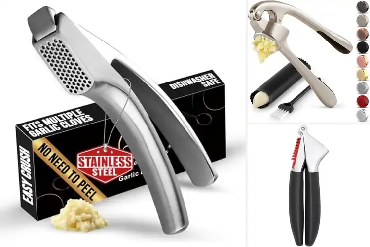 Detailed view of 10 Best Garlic Crushers That Elevate Flavor & Save Time