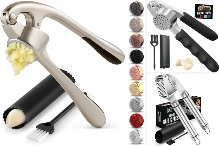 Detailed view of 10 Best Garlic Presses With Peelers for Easy Prep