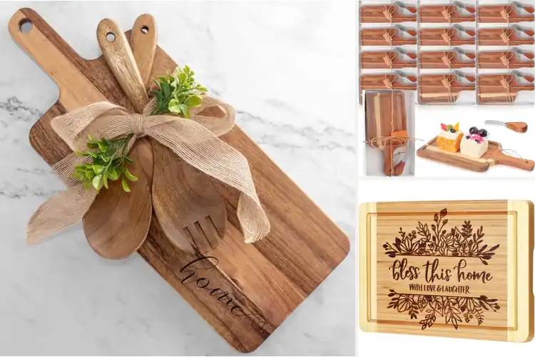 Detailed view of 10 Best Gift Cutting Boards: Durable, Personalized Bamboo Picks