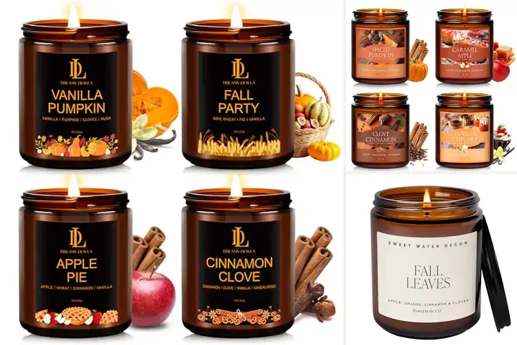 Detailed view of 10 Best Giftable Fall Candles That Create Cozy Magic