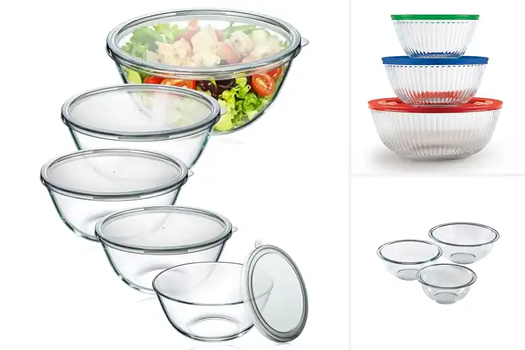 Detailed view of 10 Best Glass Mixing Bowls For Baking Set