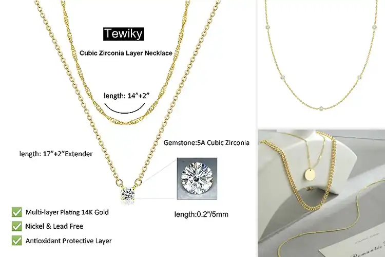 Detailed view of 10 Best Gold Plated Necklaces: Stunning & Affordable