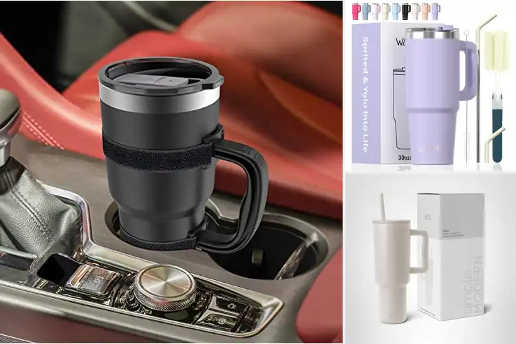 Detailed view of 10 Best Handle Tumblers: Keep Drinks Hot or Cold All Day