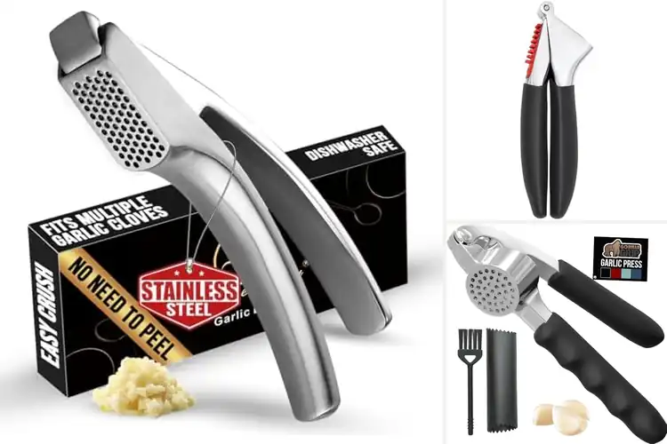 Detailed view of 10 Best Heavy-Duty Garlic Presses That Never Jam