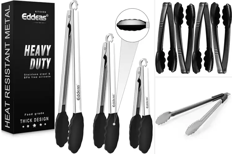 Detailed view of 10 Best Heavy Duty Tongs: Your Ultimate Kitchen Companion