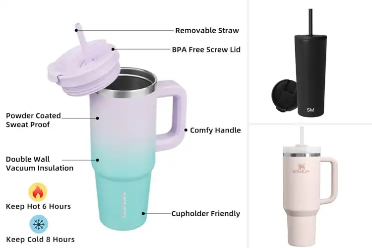 Detailed view of 10 Best Insulated Water Cups for All-Day Refreshment