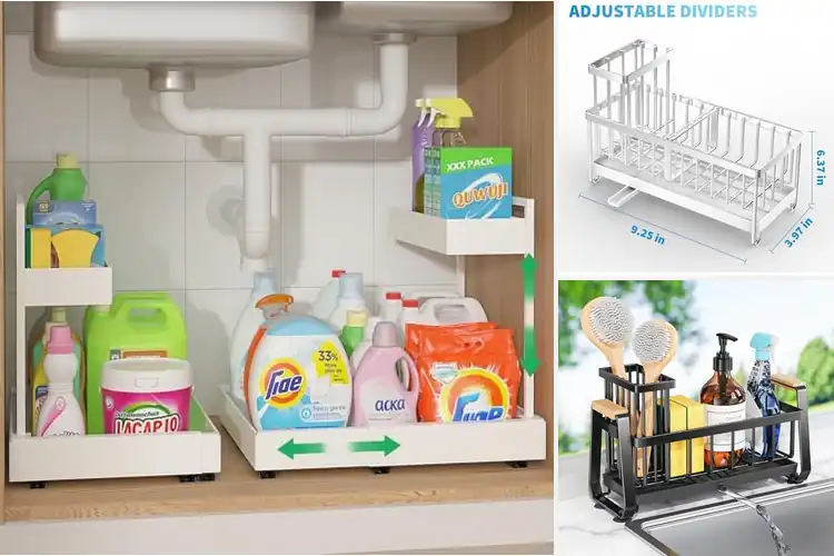 Detailed view of 10 Best Kitchen Sink Organizers: Make Your Space More Efficient