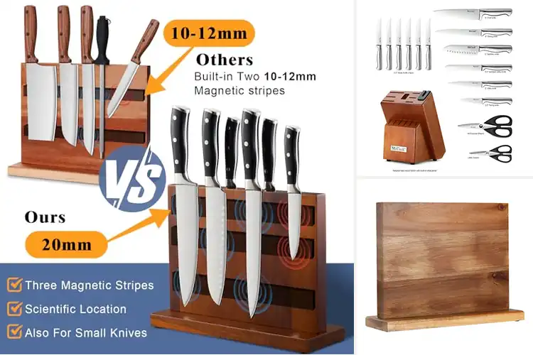 Detailed view of 10 Best Knife Blocks for a Tidy, Sharp Kitchen