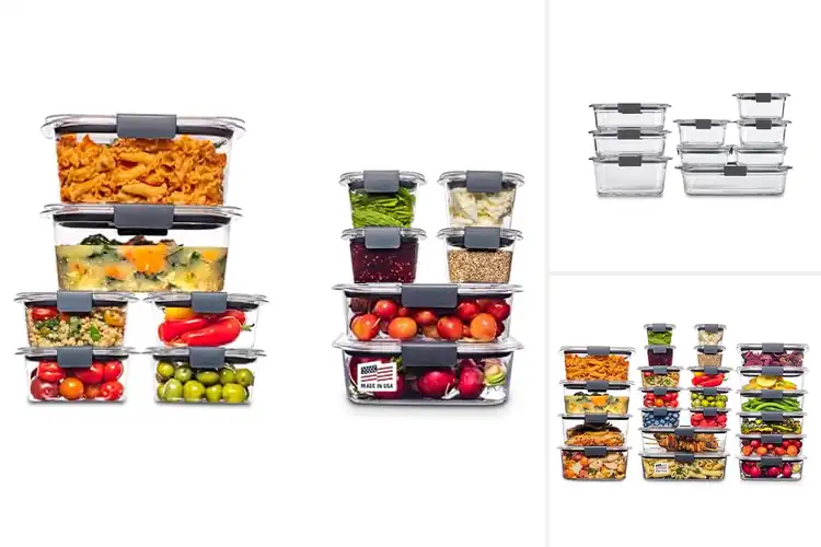 Detailed view of Best Leak-Proof Rubbermaid Brilliance Set