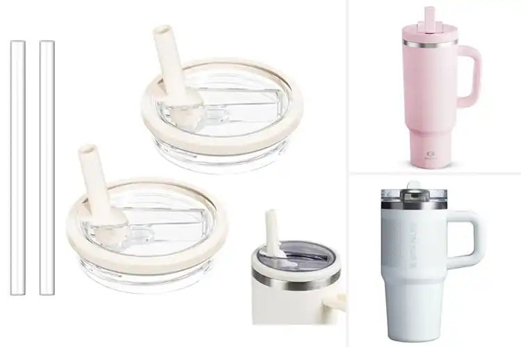 Detailed view of 10 Best Leakproof Flip Straw Lids Tumblers: No Spills