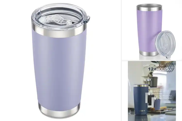 Detailed view of 10 Best Lilac Color Stainless Steel Tumblers – Stay Cold