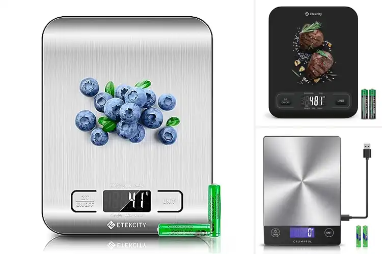 Detailed view of Best Meal Prep Digital Weighing Scales