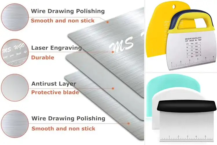 Detailed view of 10 Best Measuring Scrapers for Perfect Baking Results