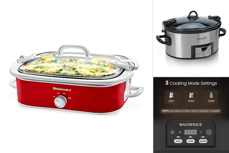 Detailed view of 10 Best Microwave And Oven Safe Slow Cookers for Tasty Meals