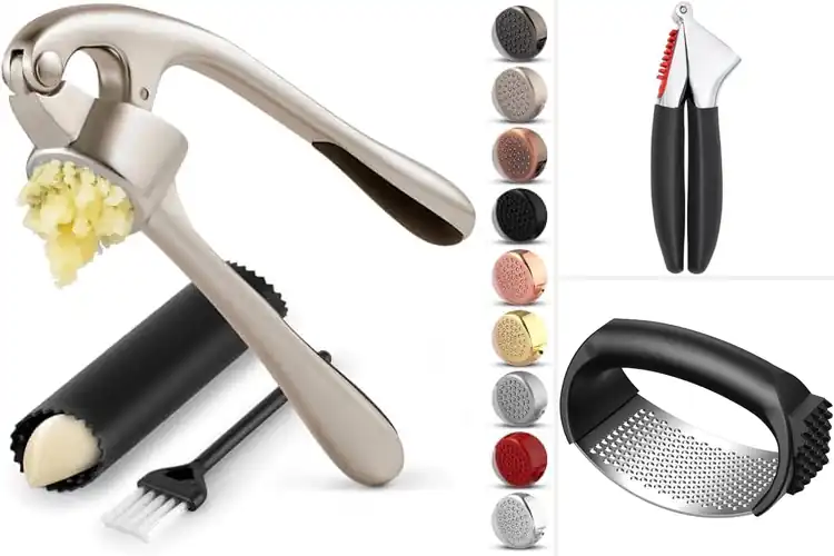 Detailed view of 10 Best Multi-Purpose Garlic Presses for Effortless Cooking