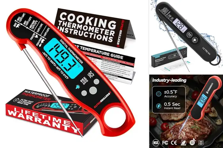 Detailed view of 10 Best Multi-Use Digital Thermometers For Cooking – Perfect