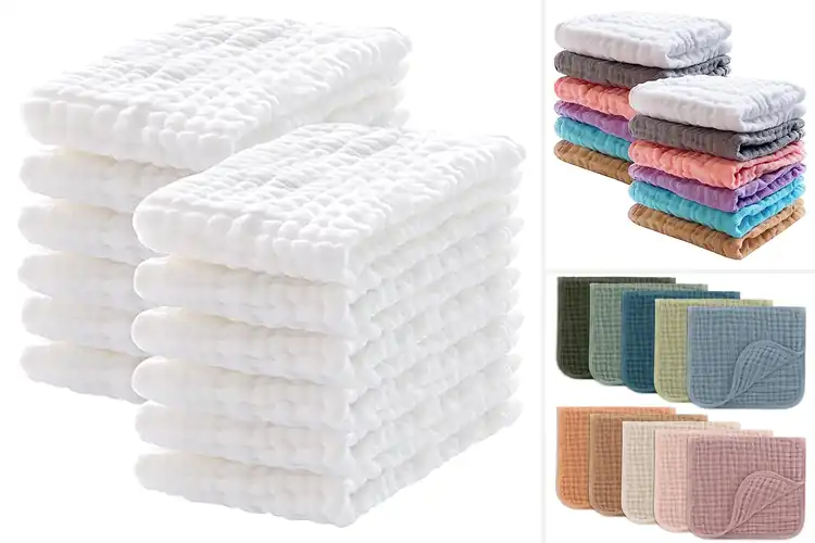 Detailed view of 10 Best Muslin Cloths: Gentle & Absorbent